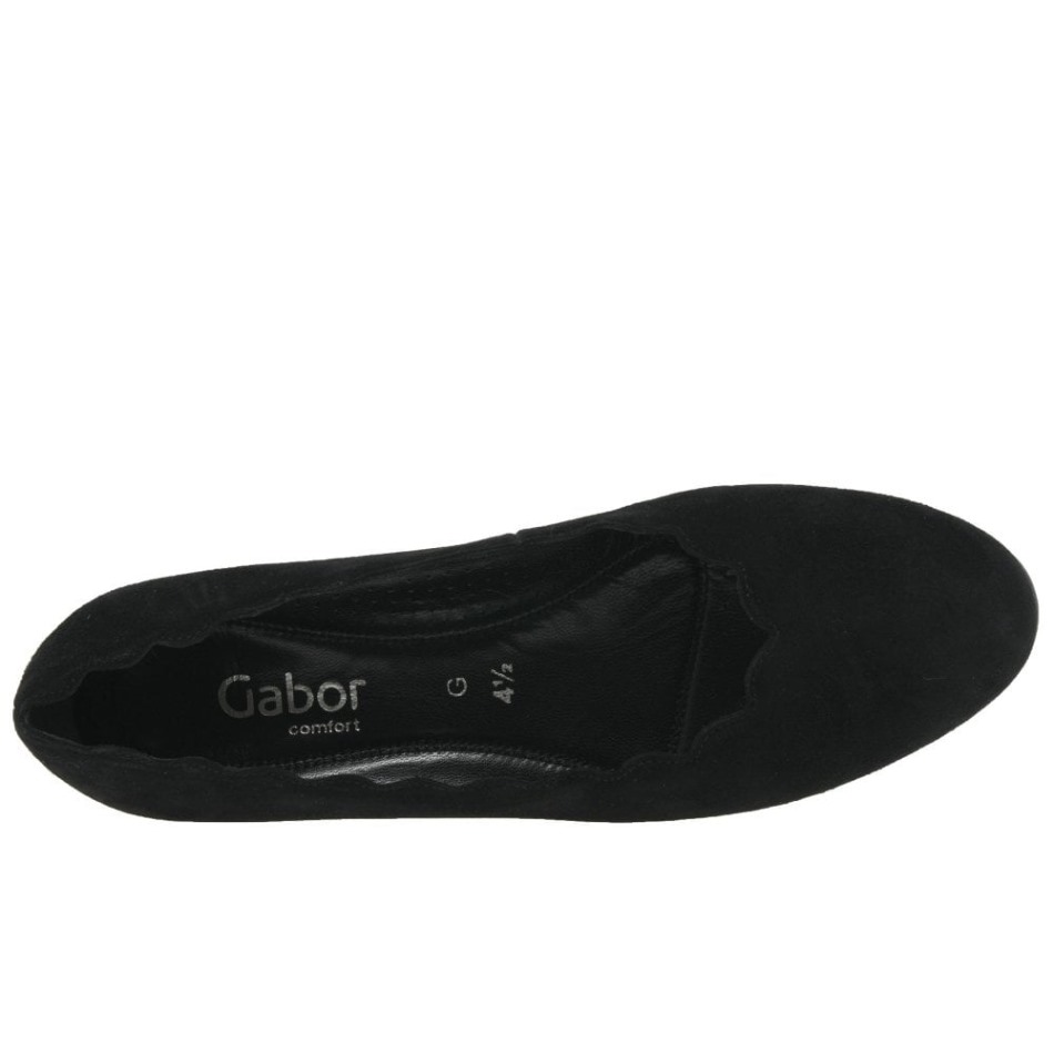 Gabor Daim Noir | Escarpins Femme Gigi Exclusifs